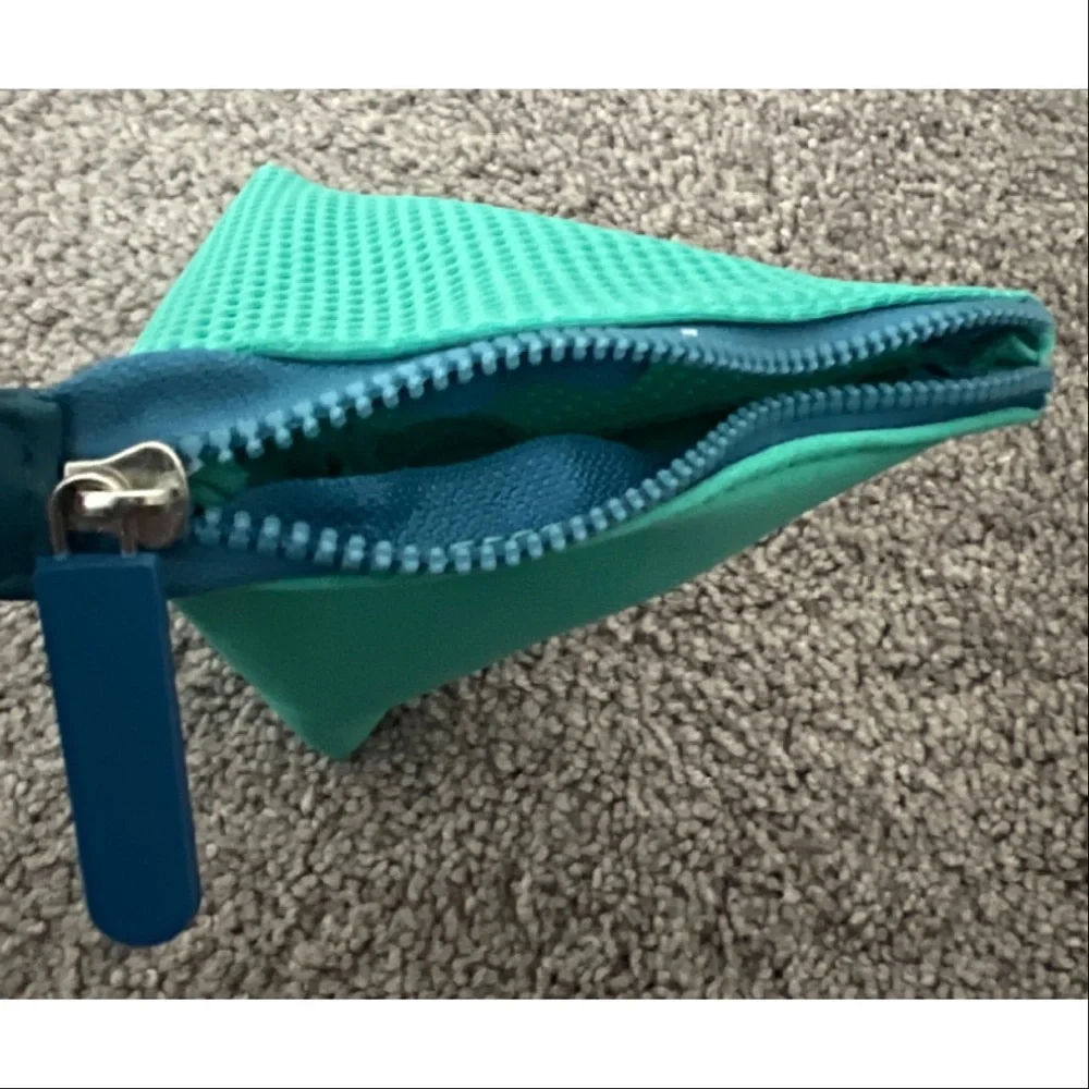 Triangle shape washable soft pouch